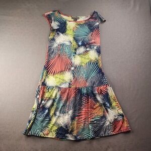 Paper Doll Girls Youth XL Dress Floral Sleeveless Colorful Multi